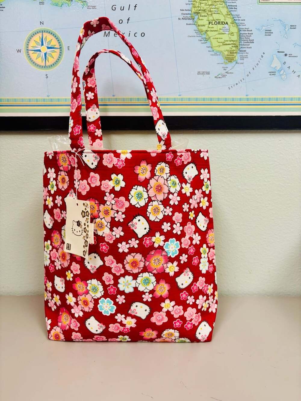 Hello Kitty Sakura Cherry Blossom Tote Bag